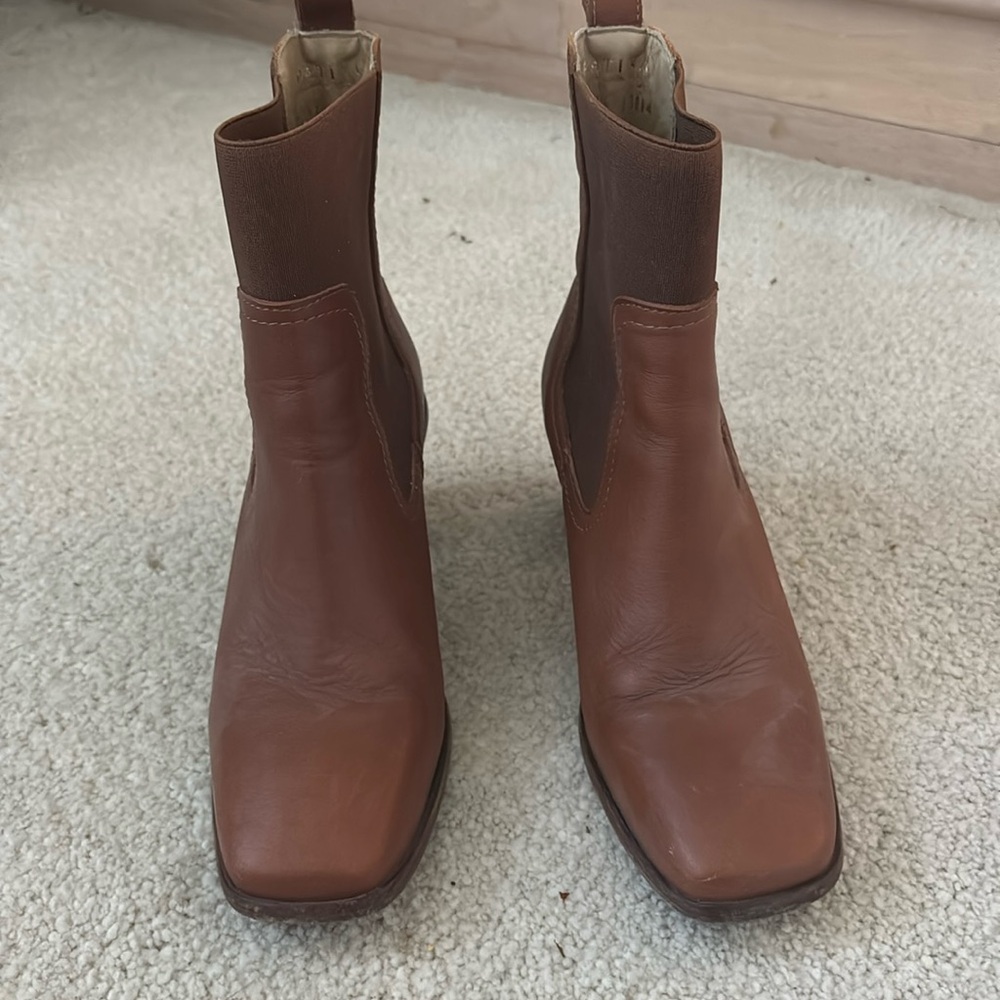 PORTLAND LEATHER/PATINA “Oslo” leather Ankle Boot brown